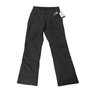 Champion Snow Ski Cargo Pants Juniors XS Black Insulated Ankle Zip Outdoor